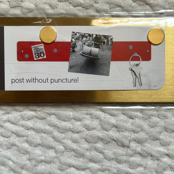 Gold Magnetic Strip Bulletin Board - Picture 3 of 3